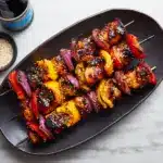 Teriyaki Sesame Grilled Chicken Skewers Recipe
