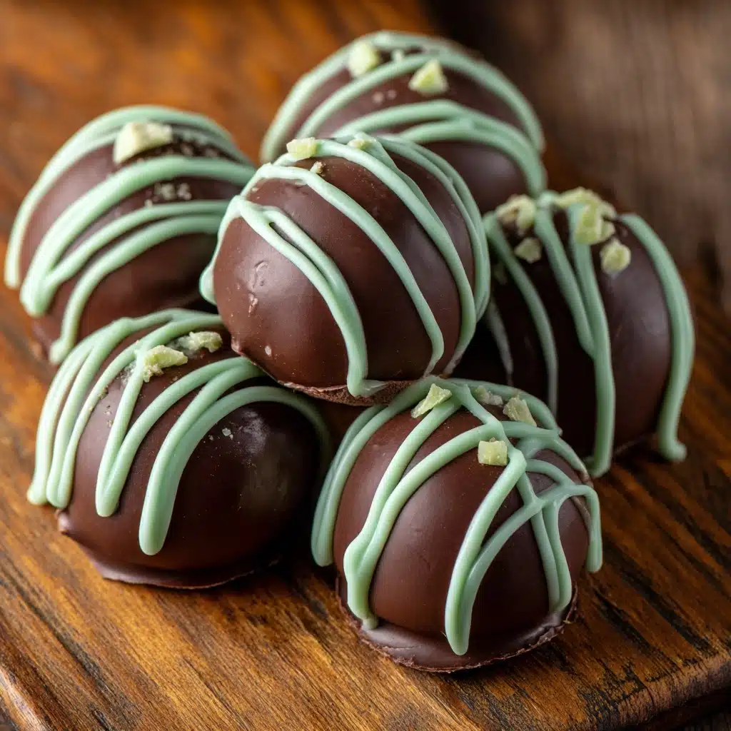 Creamy Andes Mint Chocolate Truffles Recipe