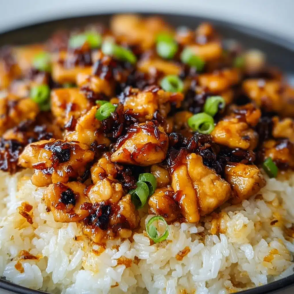 Honey BBQ Chicken Rice Recipe - Recipe Image