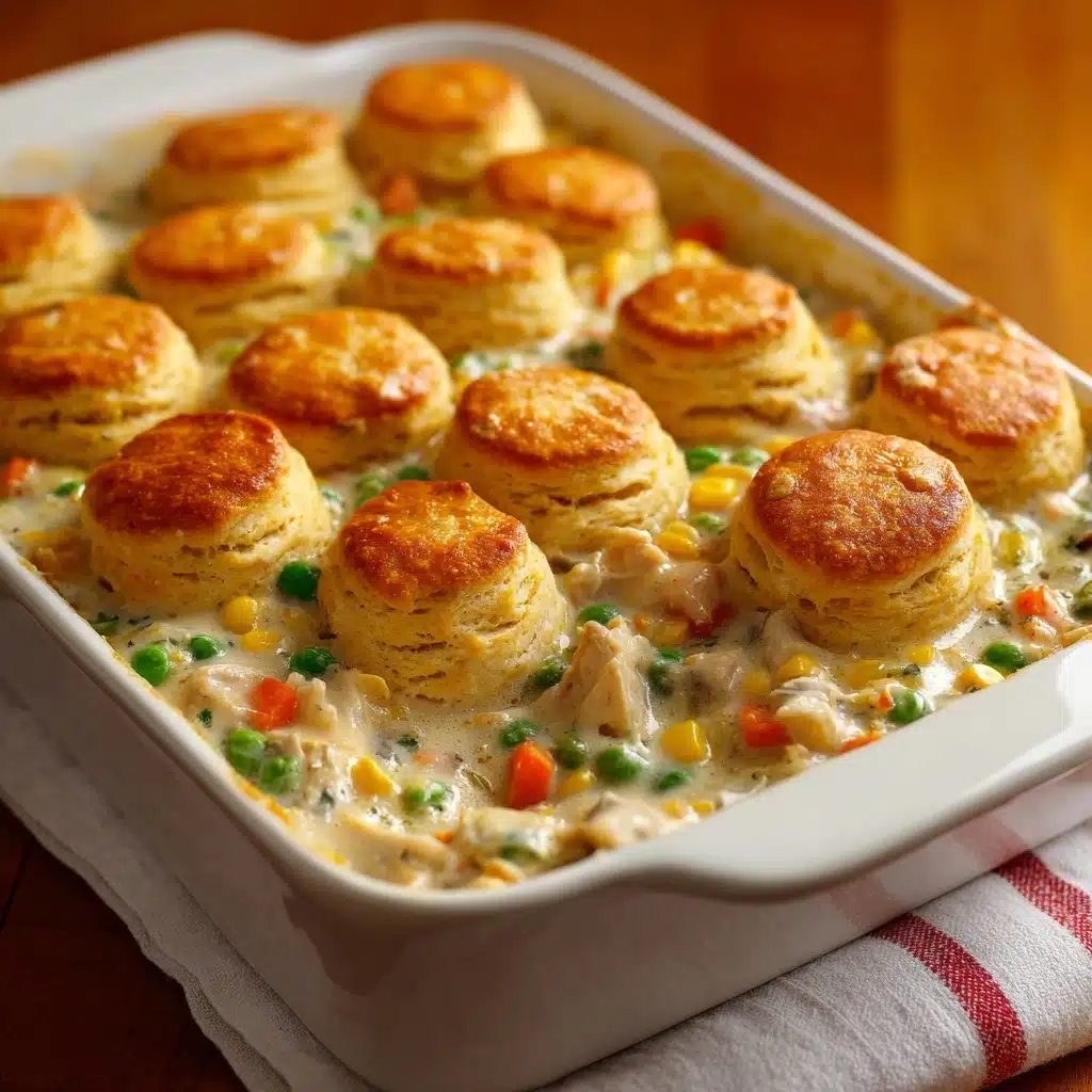 Easy Homemade Chicken Pot Pie Casserole Recipe - Recipe Image