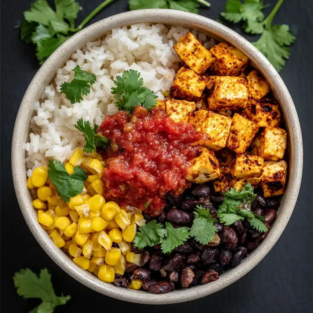 Mexican Tofu Burrito Bowl Recipe - Recipe Image