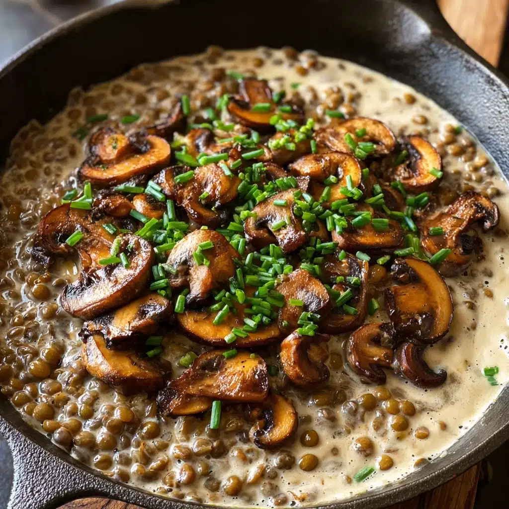 Lentil Mushroom Stroganoff: A Hearty Vegetarian Delight Recipe - Recipe Image