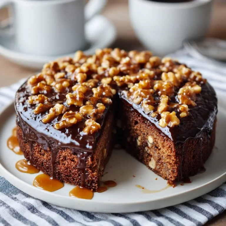 Espresso Date Cake with Walnuts Recipe