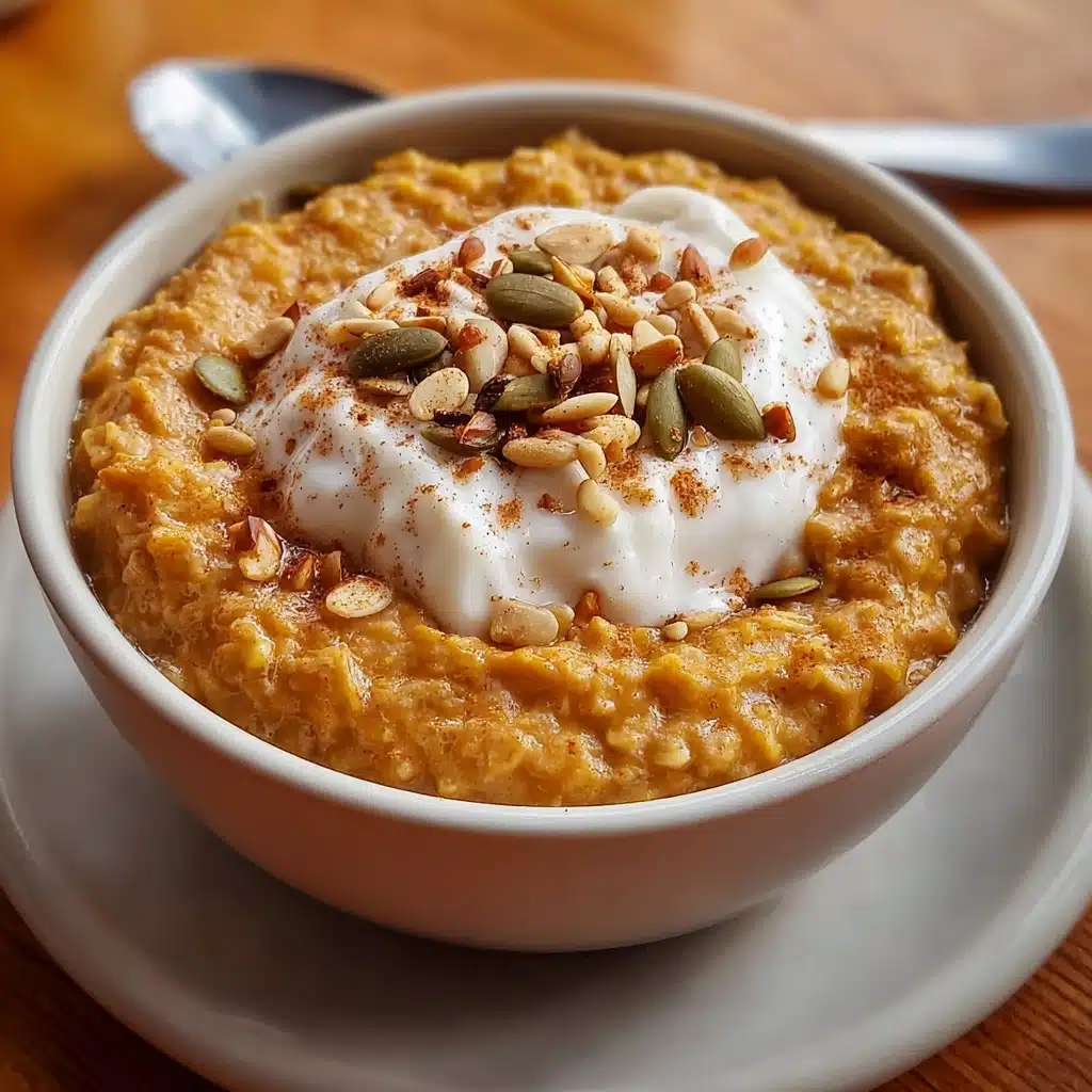 Warm Spiced Pumpkin Oatmeal Recipe - Recipe Image