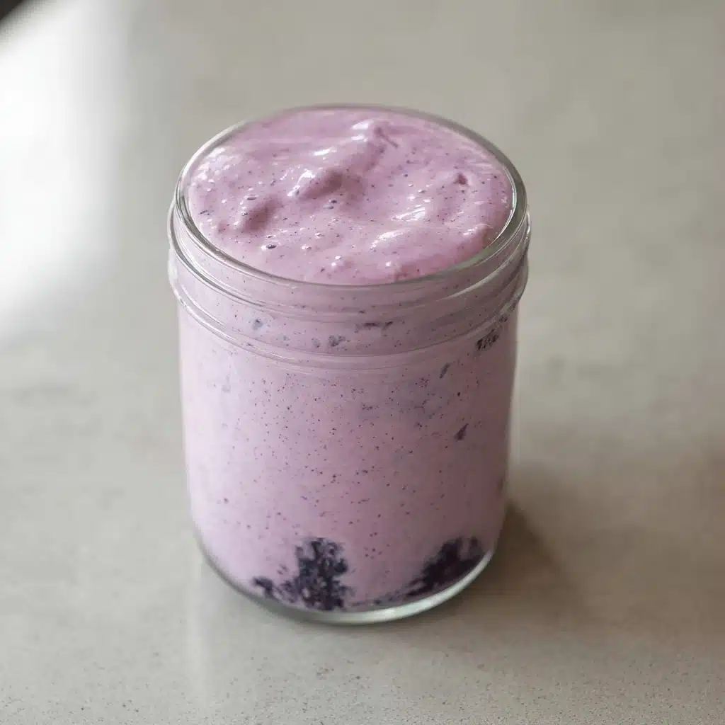 Blueberry Overnight Oats (Blended) Recipe - Recipe Image