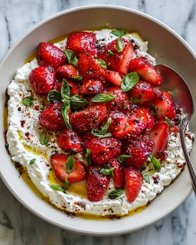 Whipped Feta with Roasted Strawberries Recipe