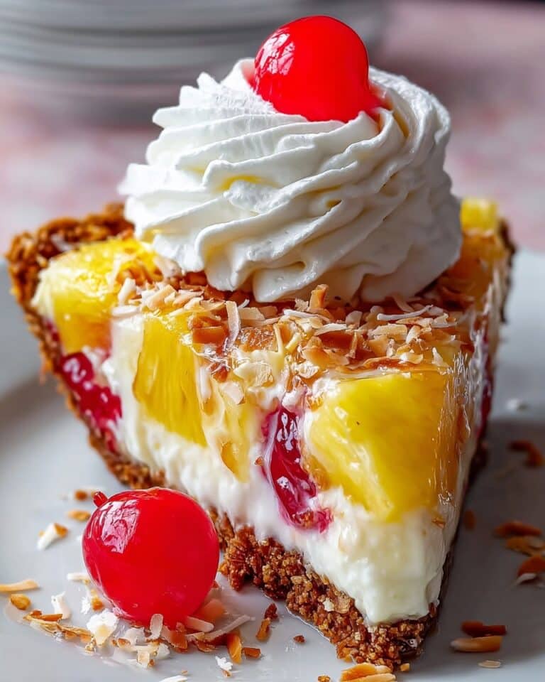 Mouthwatering Millionaire Pie: A Perfect Tropical Delight! Recipe
