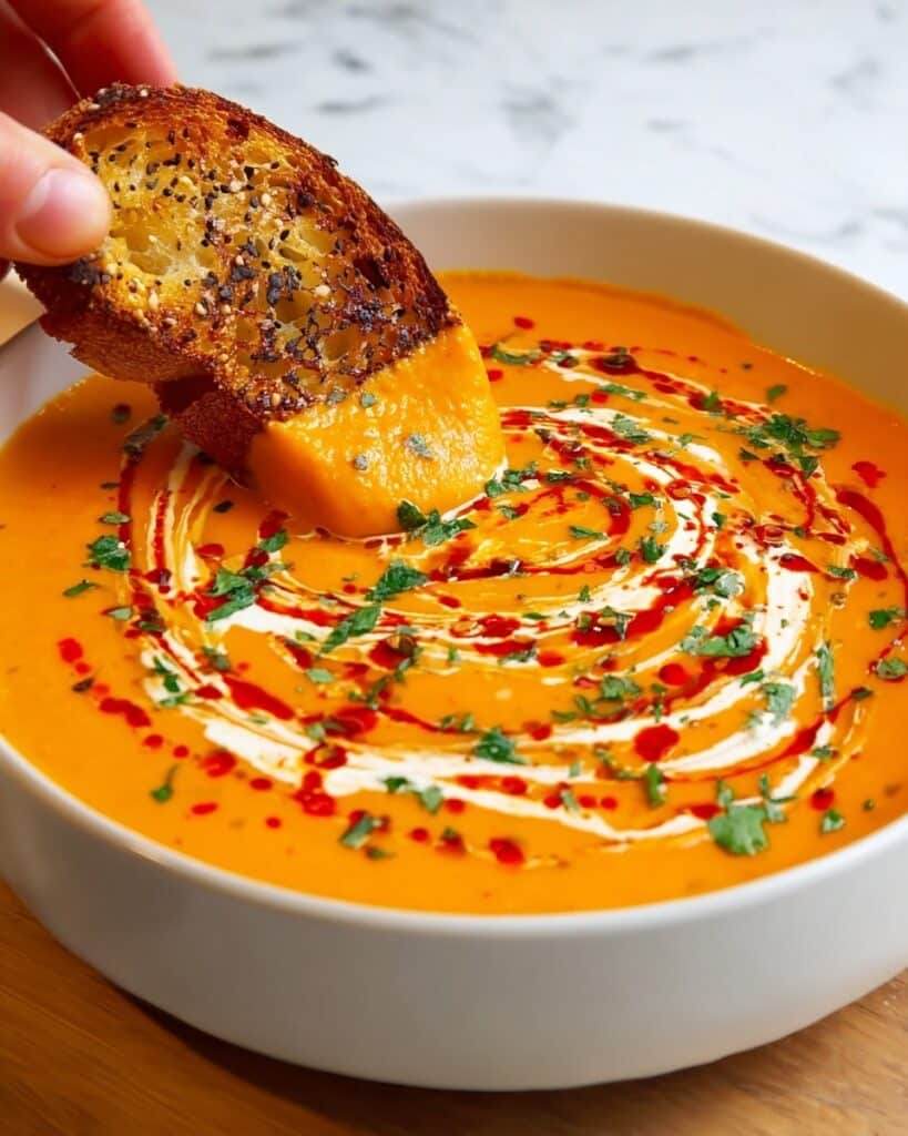 Roasted Butternut Squash Soup with Coconut Milk and Spices Recipe