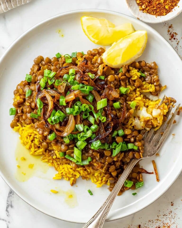 Mujadara (Lentils and Rice) Recipe