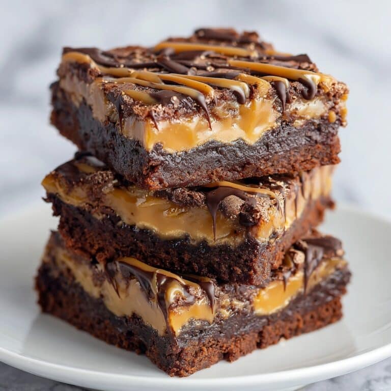Fudgy Peanut Butter Brownies Recipe