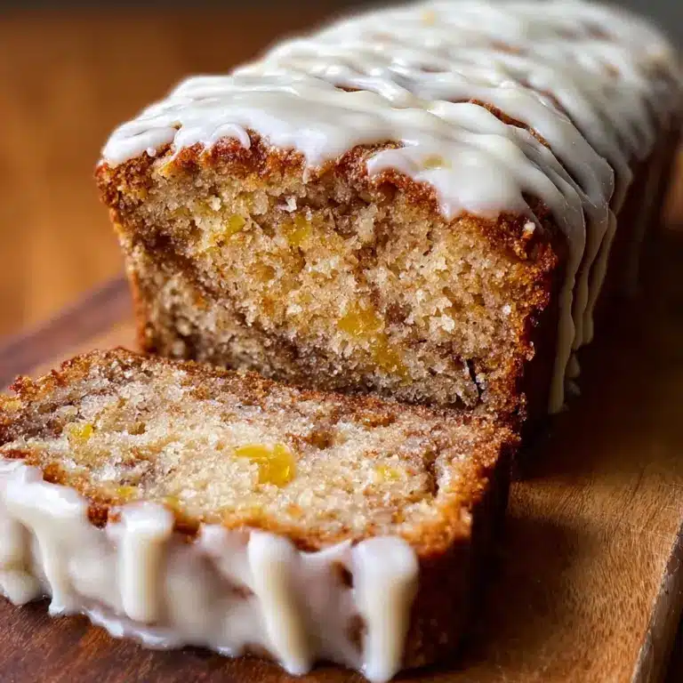 Cinnamon Roll Banana Bread Recipe