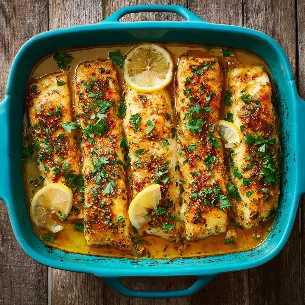 Baked Cod with Garlic and Herbs Recipe