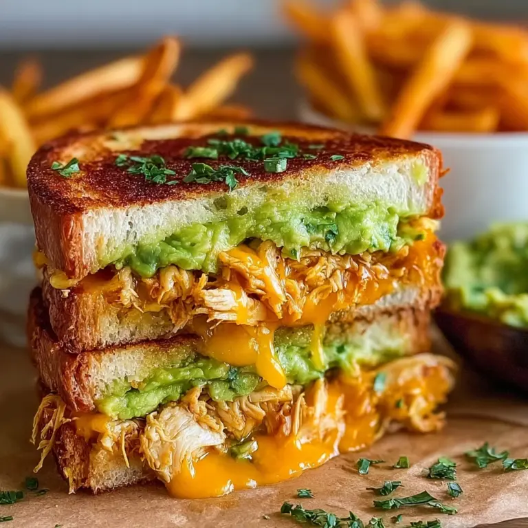 Chicken Avocado Melt Sandwich Recipe