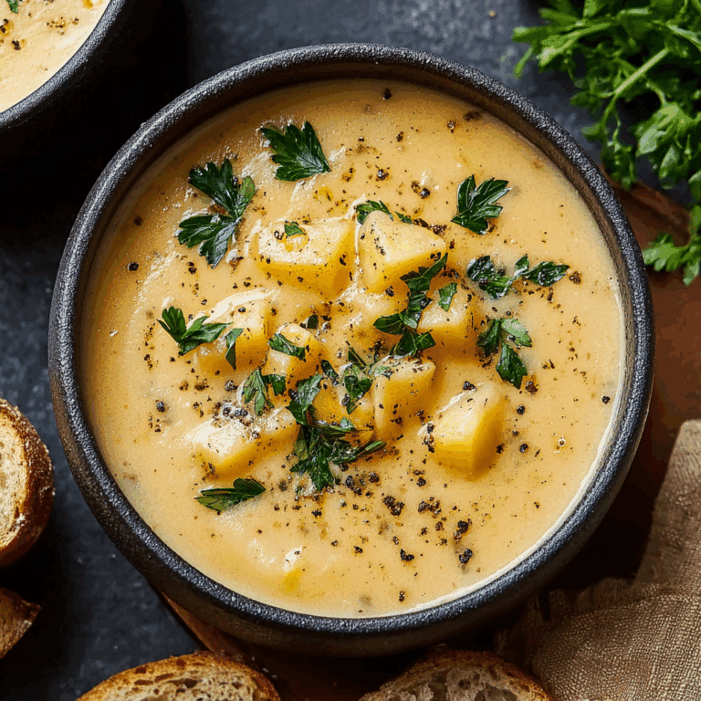 Garlic Potato Soup: The Ultimate Bowl of Cozy Comfort Recipe
