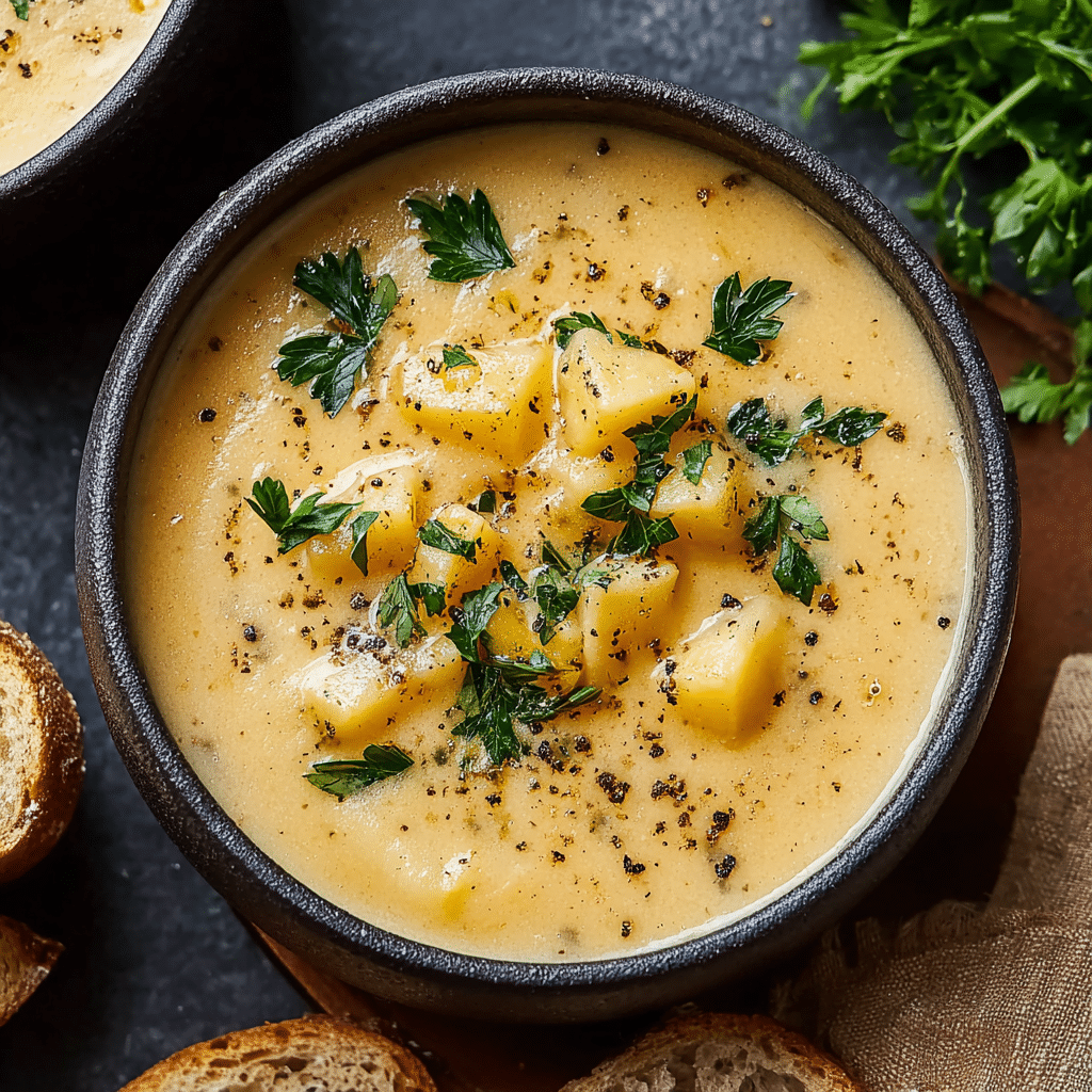 Garlic Potato Soup: The Ultimate Bowl of Cozy Comfort Recipe