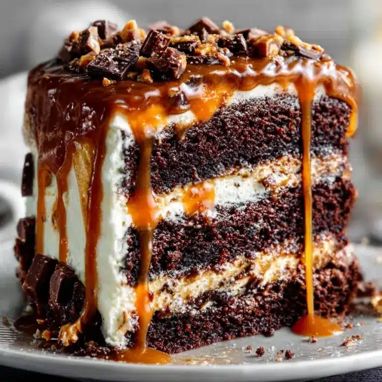 Chocolate Snickers Cake Recipe