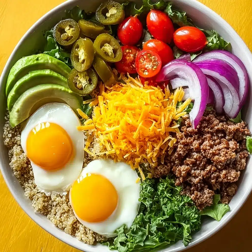 High-Protein Cheeseburger Bowls Recipe - Recipe Image