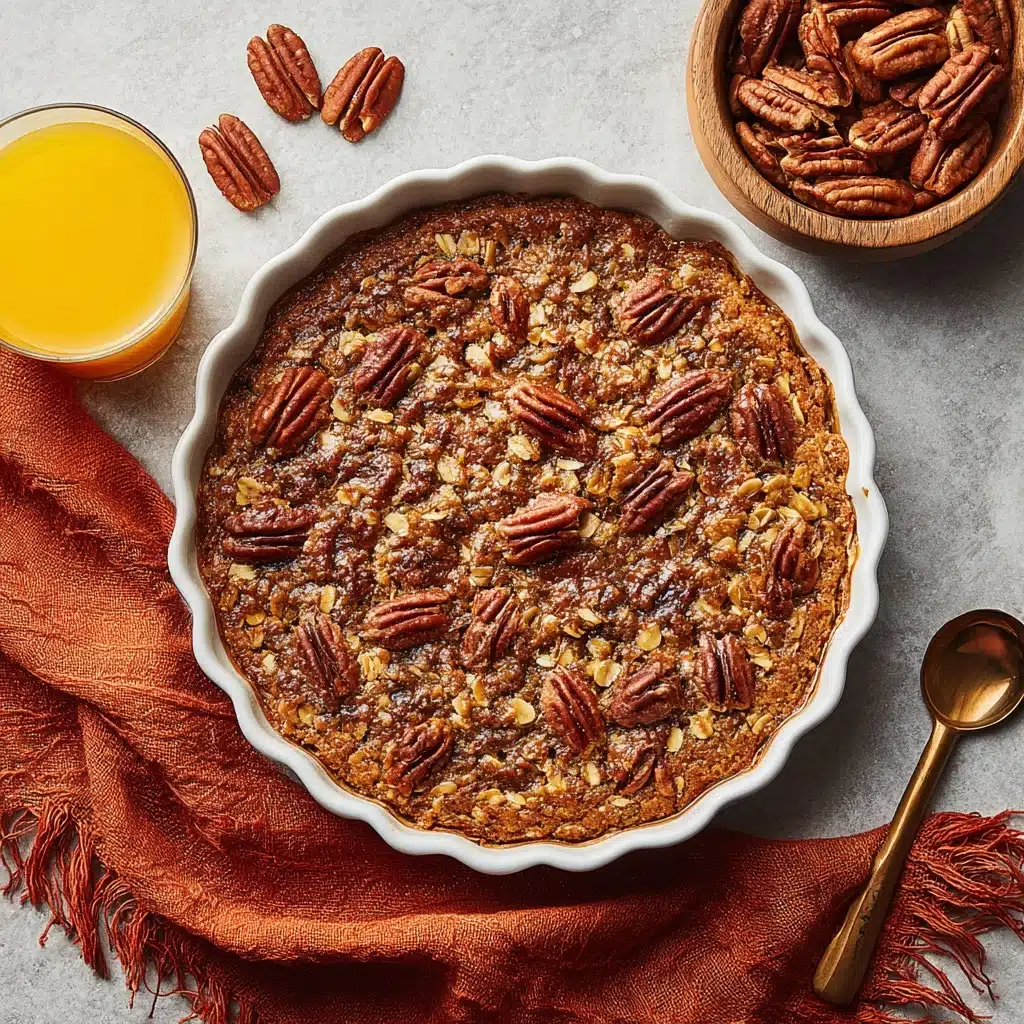 Pumpkin Orange Baked Oatmeal Recipe - Recipe Image
