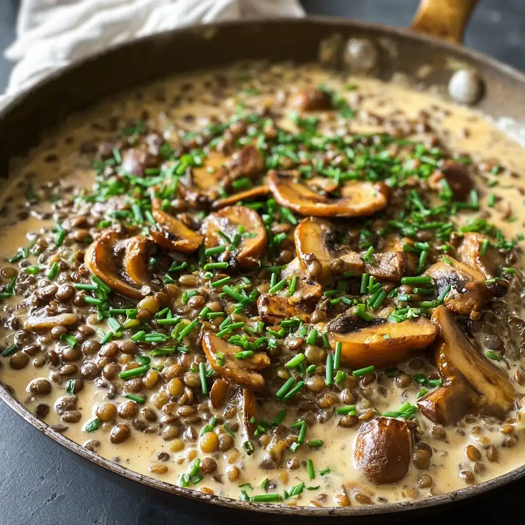 Lentil Mushroom Stroganoff: A Hearty Vegetarian Delight Recipe - Recipe Image