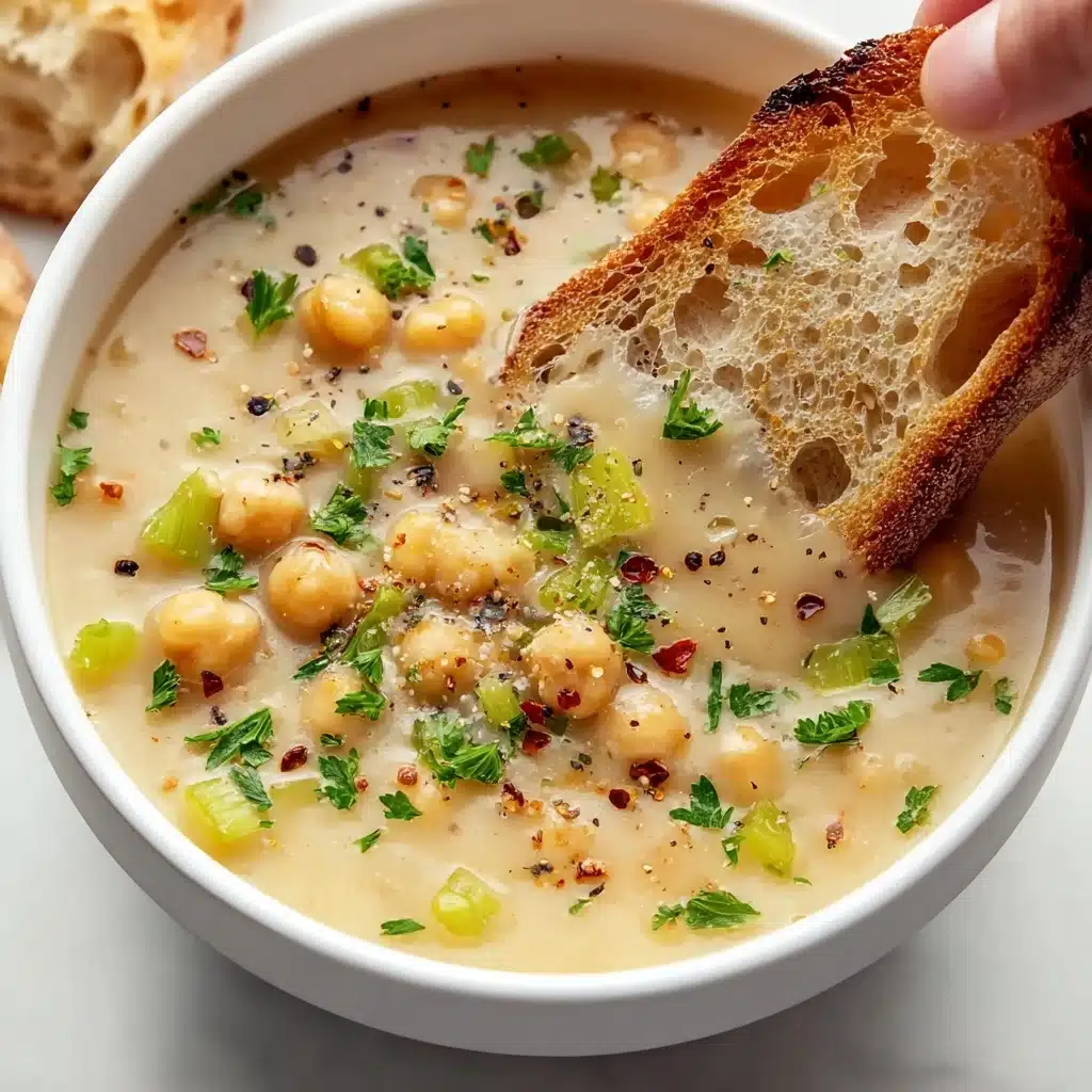 Quick Chickpea and White Bean Soup Recipe - Recipe Image