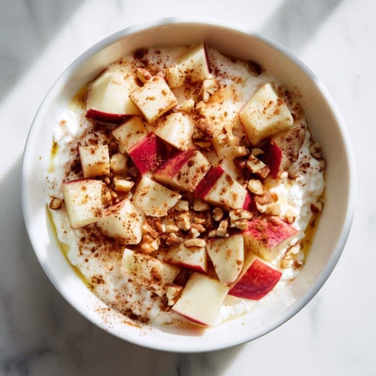 5-Minute Cinnamon Apple Cottage Cheese Bowl – Blissful Breakfast Hack! Recipe