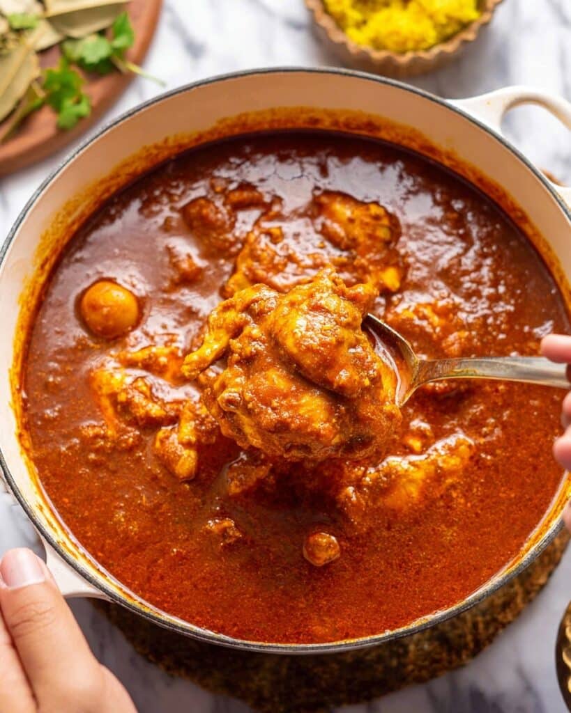Moroccan Chicken Stew with Dates and Spiced Tomato Sauce Recipe