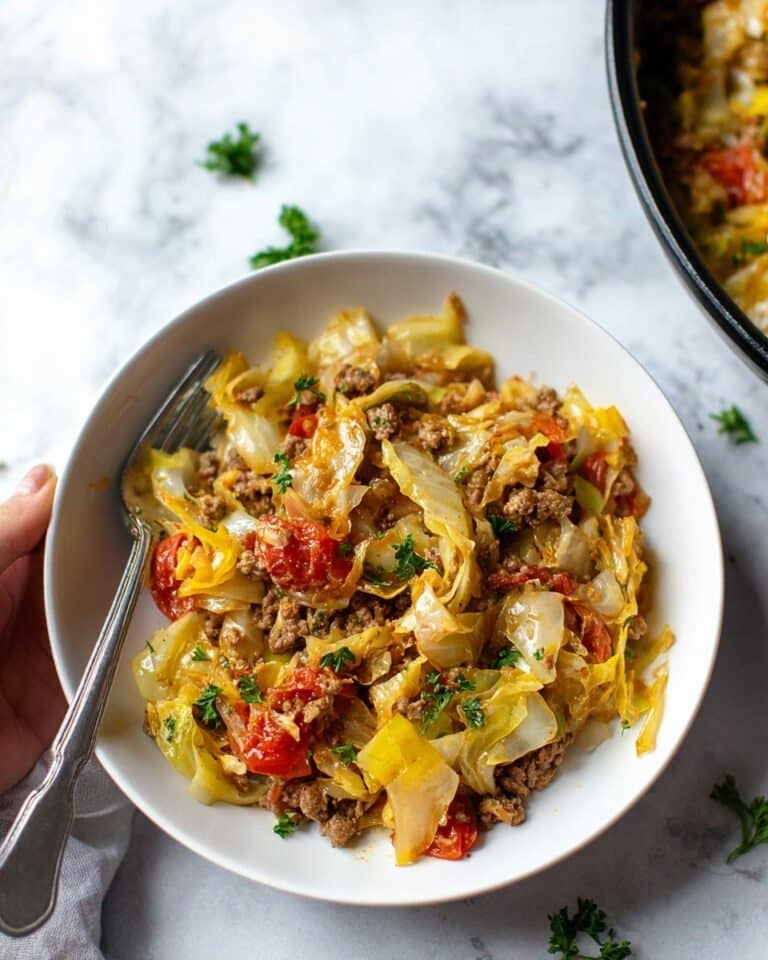 Low Carb Unstuffed Cabbage Casserole Recipe