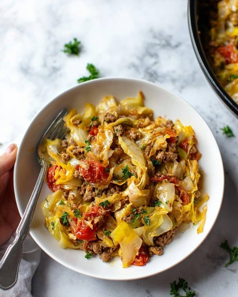 Low Carb Unstuffed Cabbage Casserole Recipe