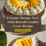 Mango Tart (with biscoff crust) Recipe
