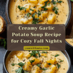 Garlic Potato Soup: The Ultimate Bowl of Cozy Comfort Recipe