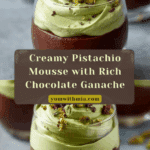 Pistachio Mousse with Chocolate Ganache Recipe