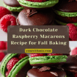 Dark Chocolate Raspberry Macarons Recipe