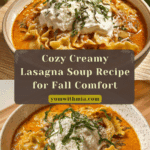 Creamy Lasagna Soup Recipe