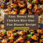 Honey BBQ Chicken Rice Recipe