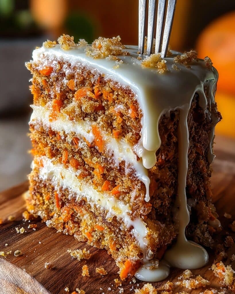 Hawaiian Carrot Pineapple Cake With Cream Cheese Glaze Recipe