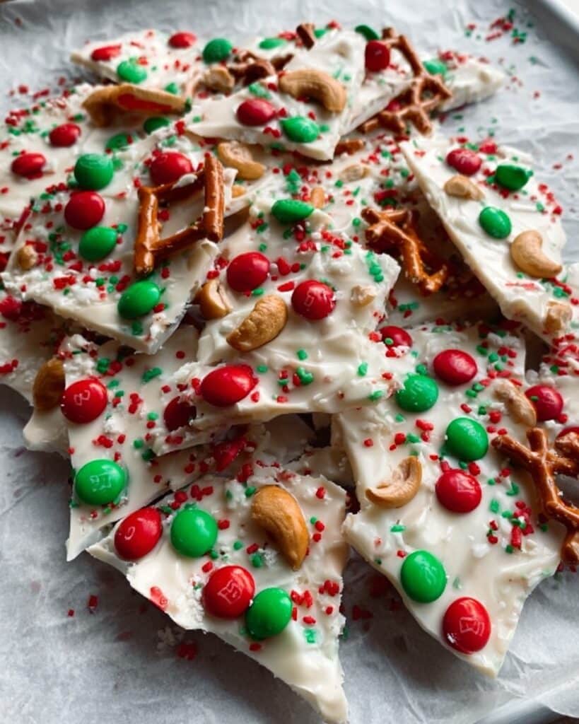 White Chocolate Snowman Bark Recipe