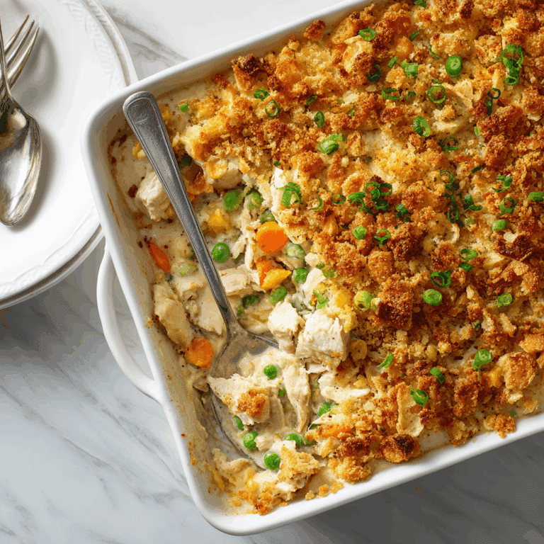 Rotisserie Chicken Stuffing Casserole Recipe