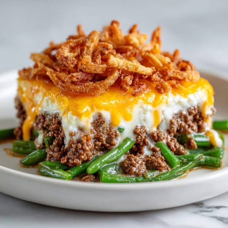 Hamburger Green Bean Casserole Recipe