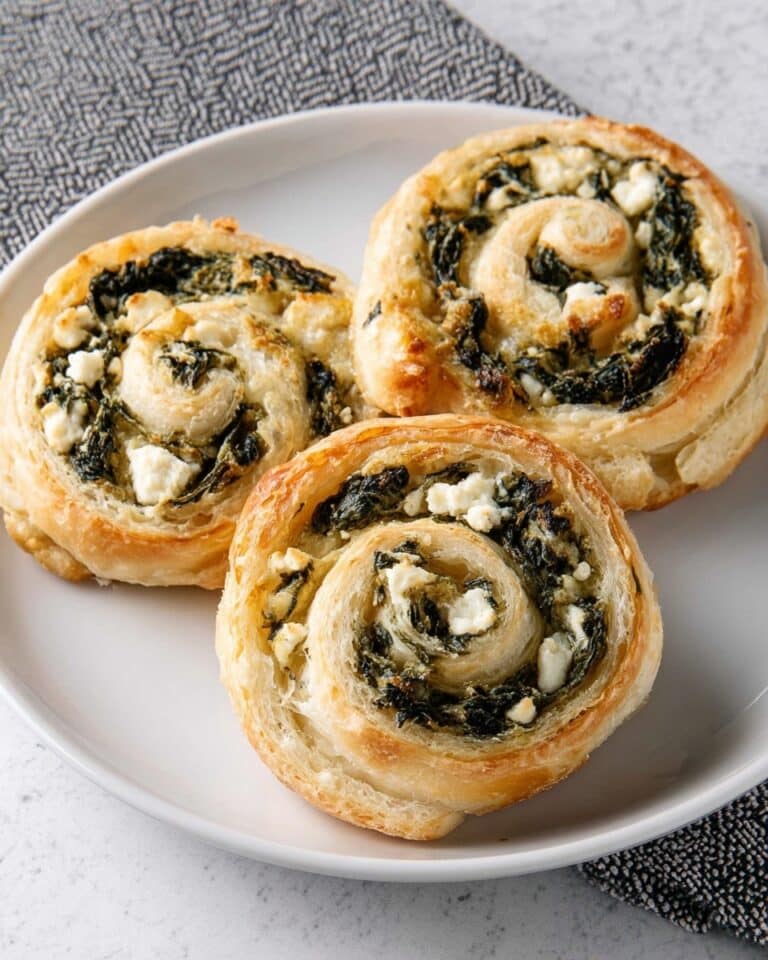 Spinach and Feta Pinwheels Recipe