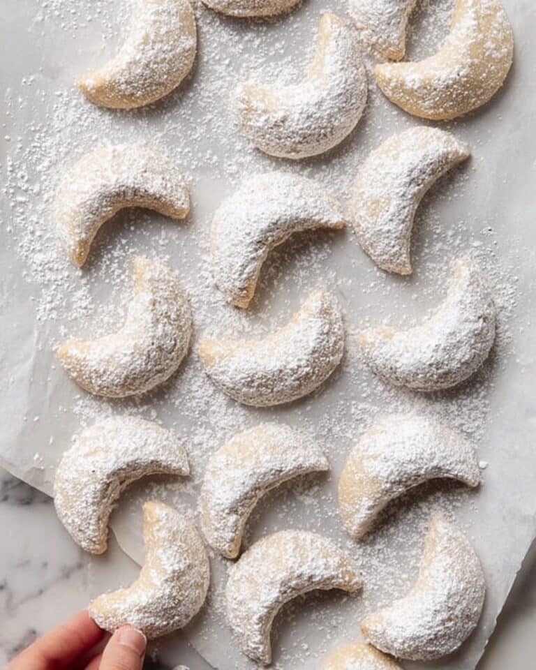 Almond Crescent Cookies Recipe