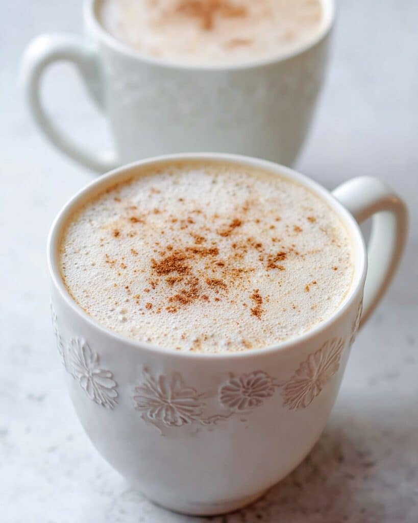 Green Tea Latte with Almond Milk, Honey, and Spices Recipe