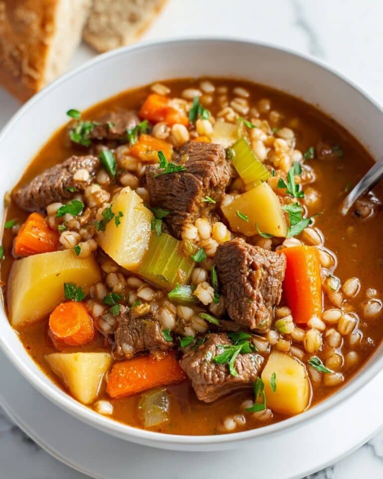 Beef Barley Soup Recipe