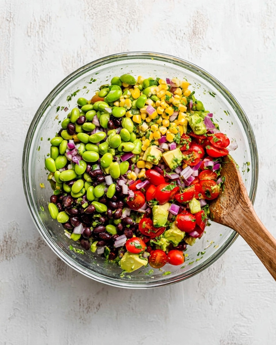 Edamame Salad with Corn, Black Beans, and Lime Recipe