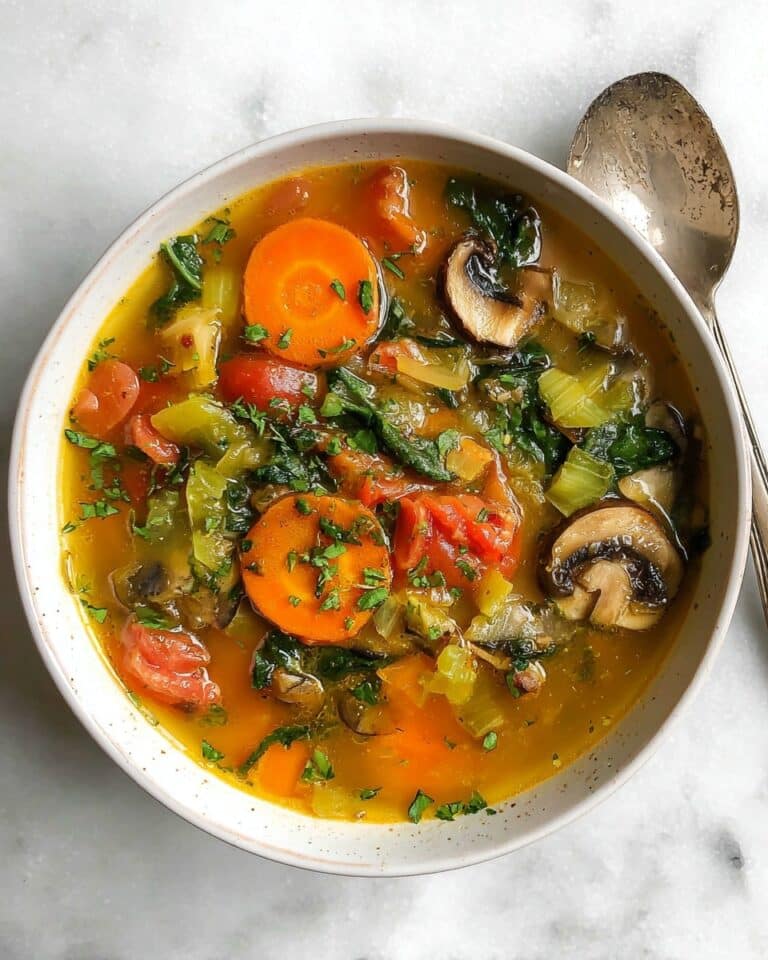 Hearty Red Lentil Stew with Kale and Vegetables Recipe