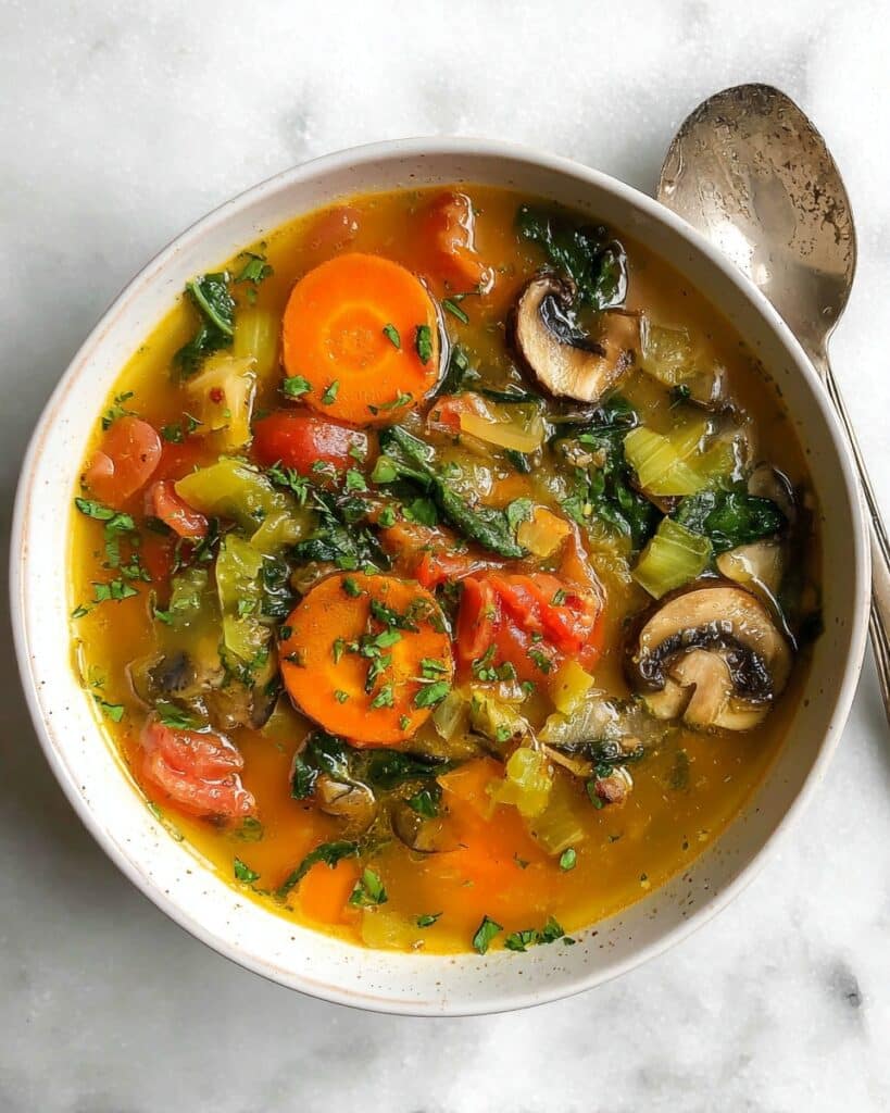 Hearty Red Lentil Stew with Kale and Vegetables Recipe