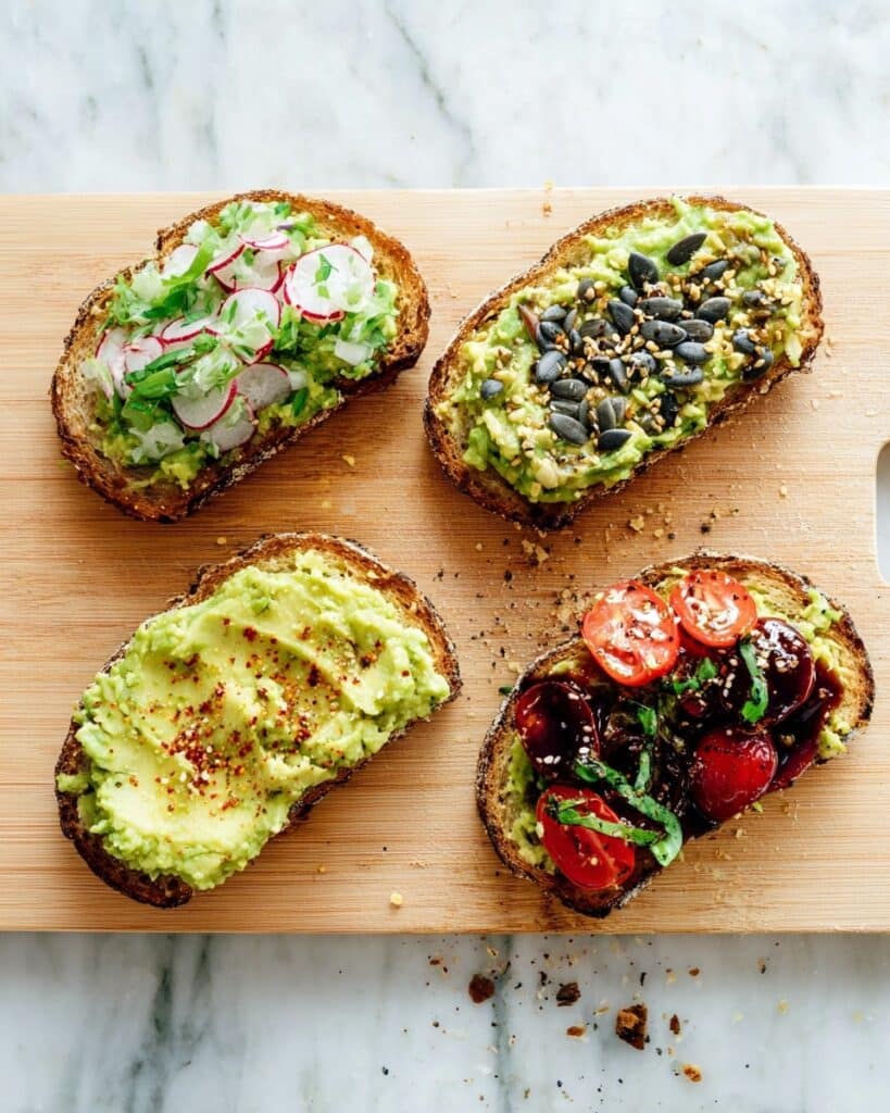 Creamy Avocado Toast on Whole-Grain Bread Recipe