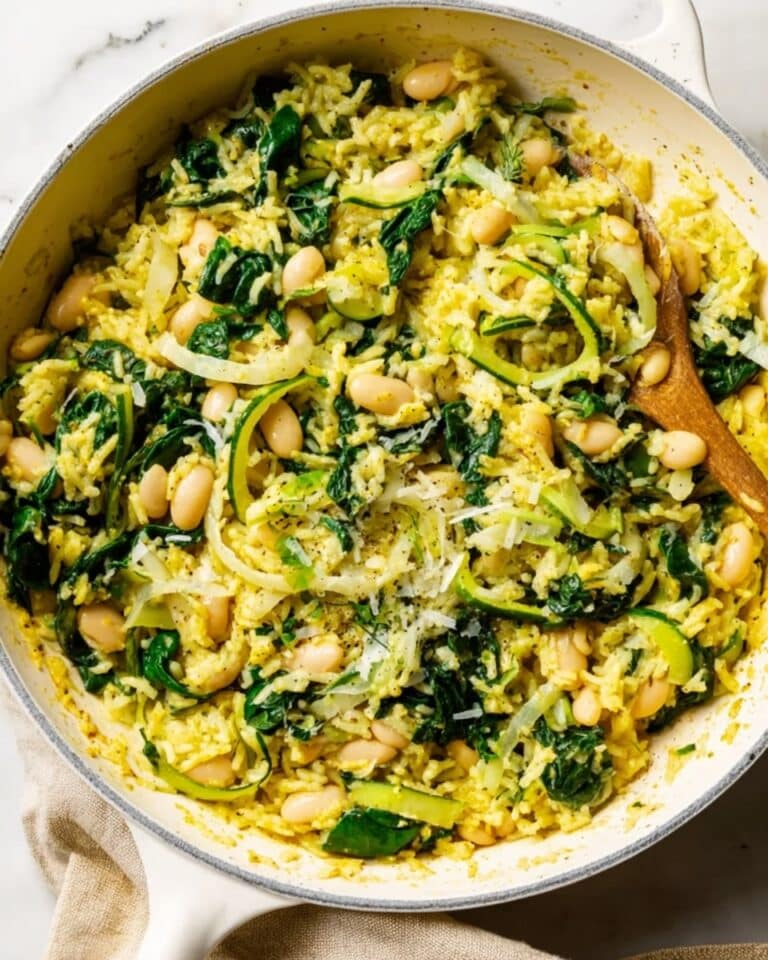 One-Pan Lemony Leek Orzo Recipe