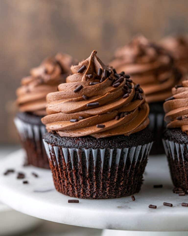 Homemade Moist Chocolate Cupcakes Recipe