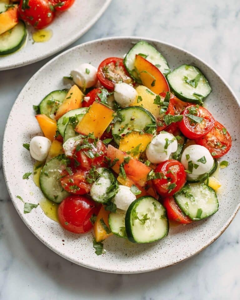Cherry Tomato and Nectarine Salad with Fresh Herbs and Lemon Vinaigrette Recipe