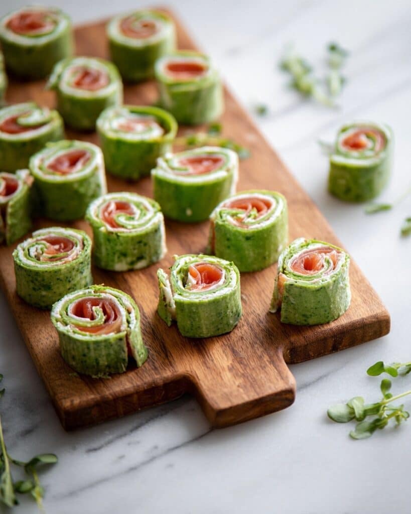 Smoked Salmon Pinwheels Recipe